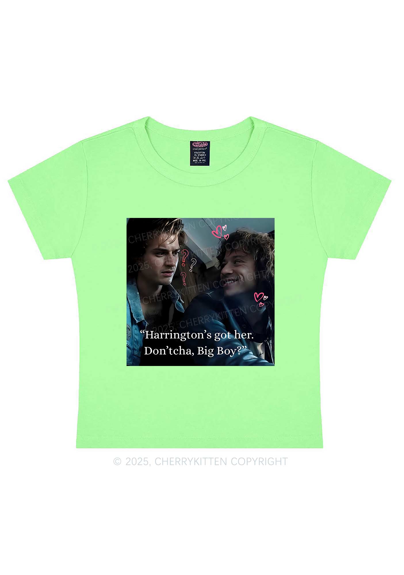 Big Boy Got Her Y2K Baby Tee Cherrykitten