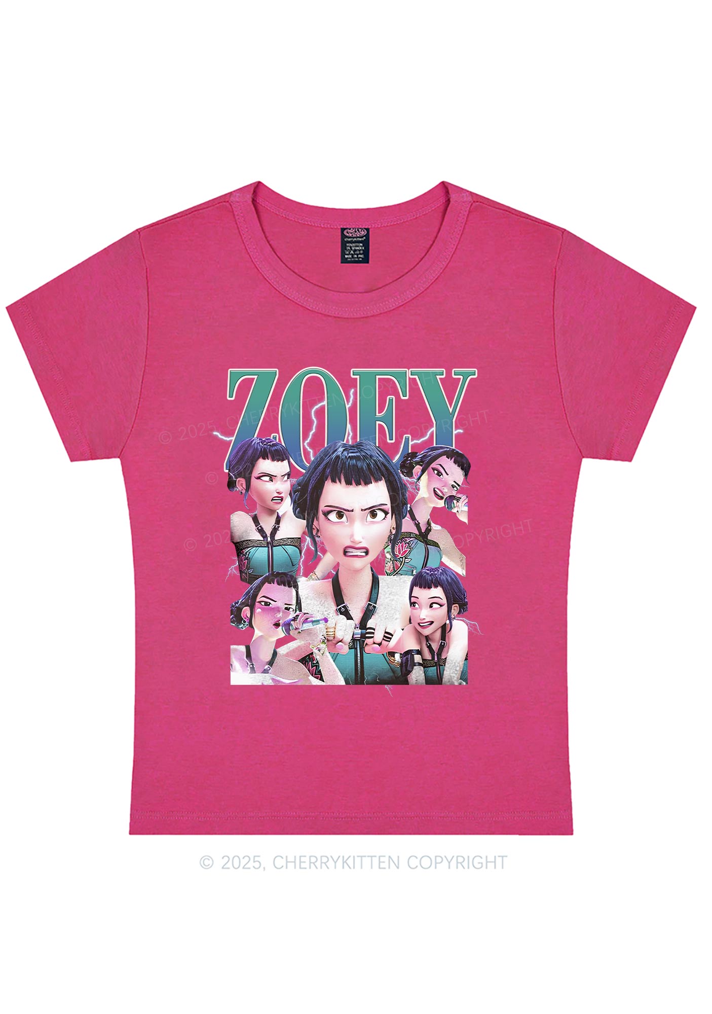 Kpop Girl Y2K Baby Tee Cherrykitten