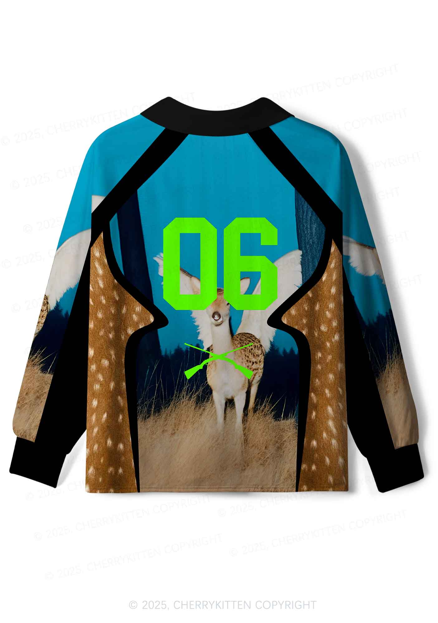 Custom Deer Cxxting Season Y2K Sport Long Sleeve Jersey Shirts Cherrykitten