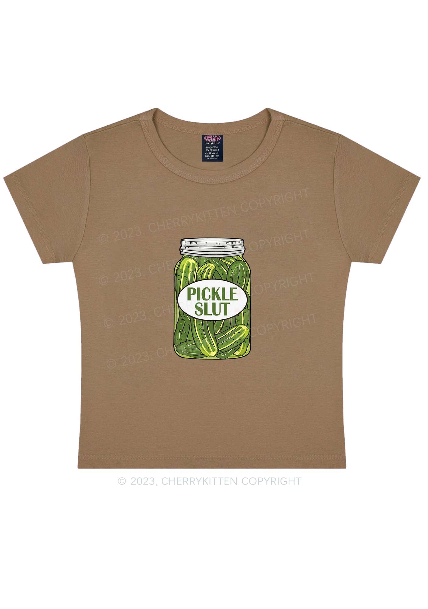 Pickle Slxt Y2K Baby Tee