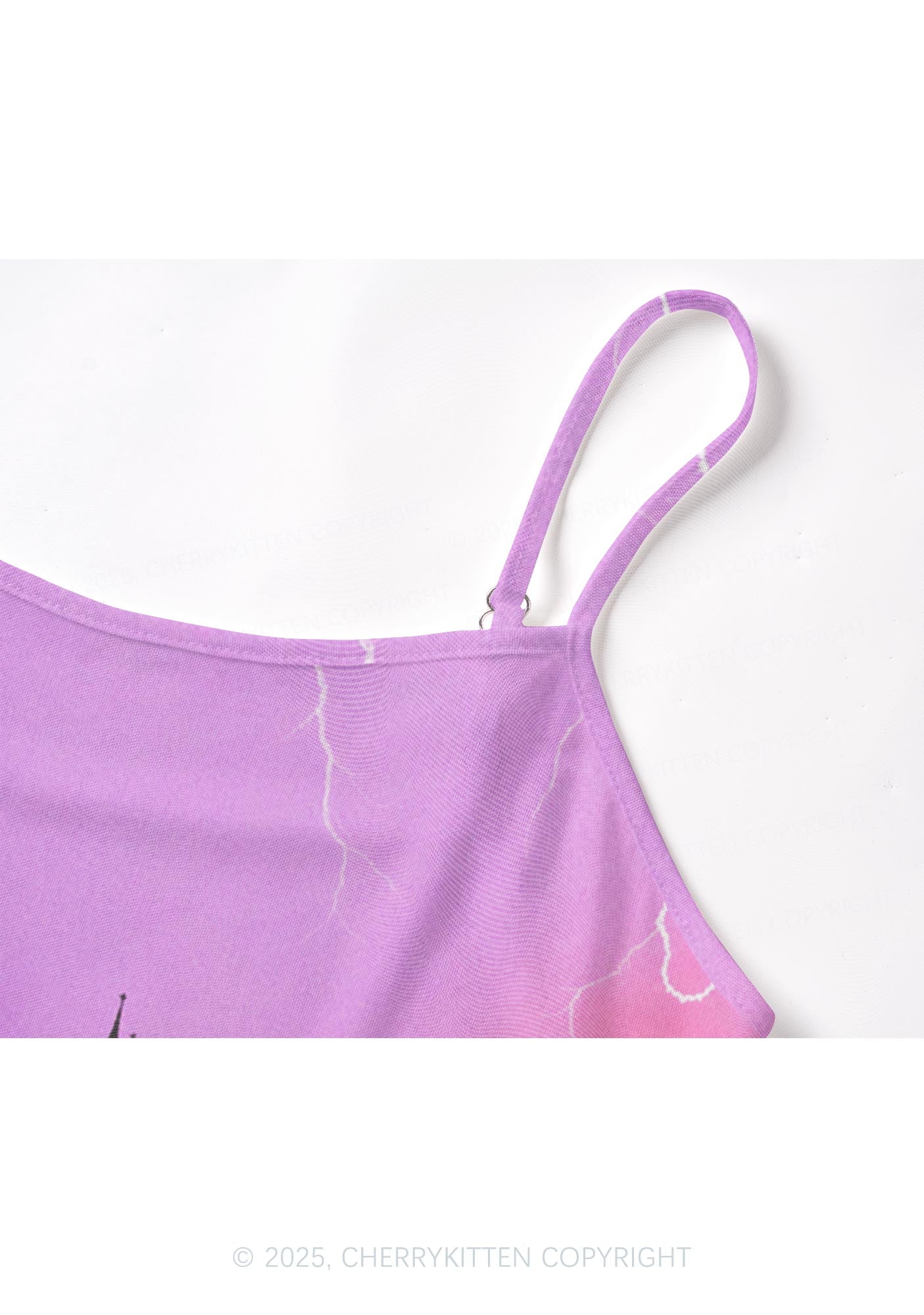 Frog Deer Castle Y2K Mesh Cami Tank Cherrykitten