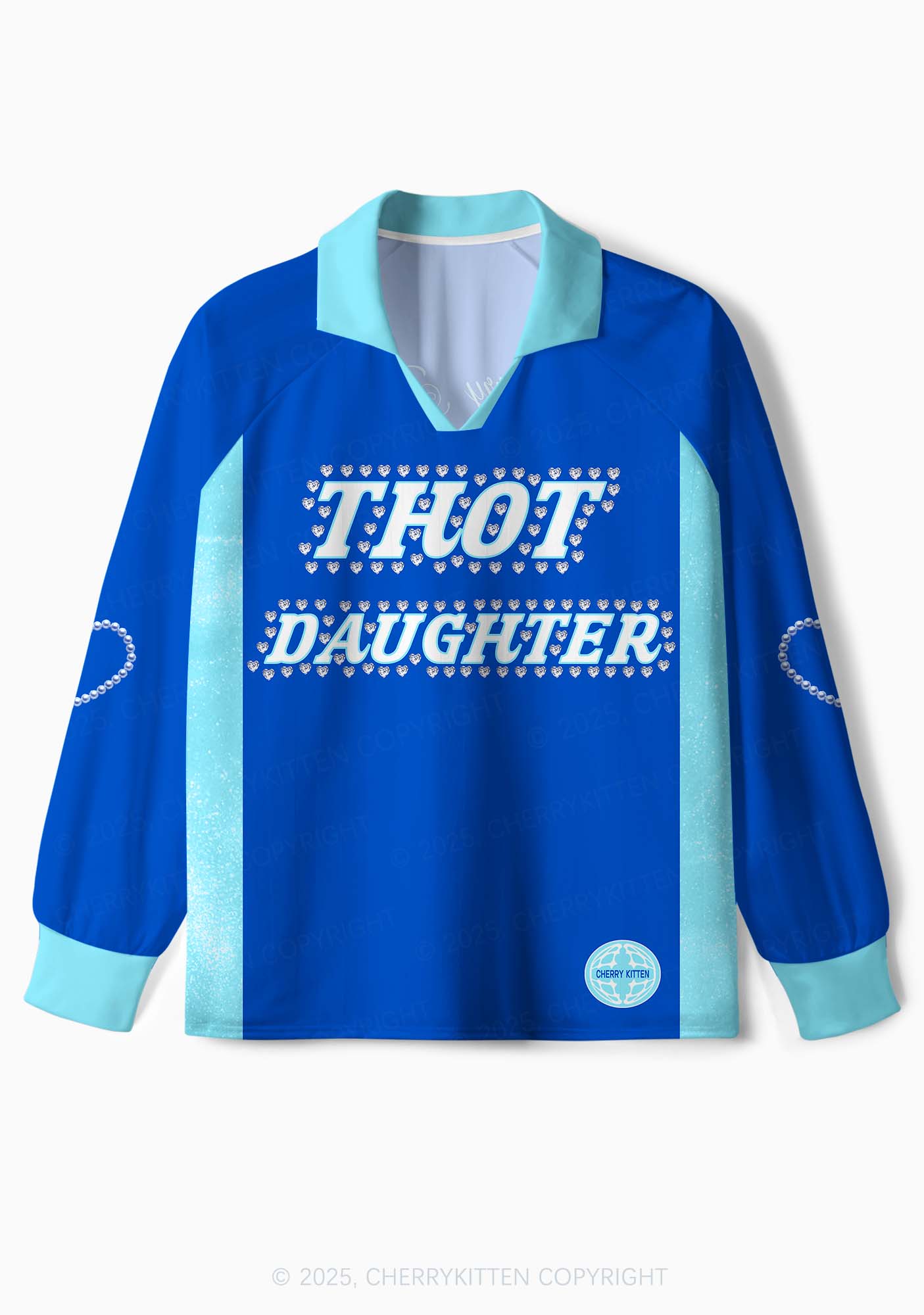 Thot Daughter Y2K Sport Long Sleeve Jersey Shirts Cherrykitten
