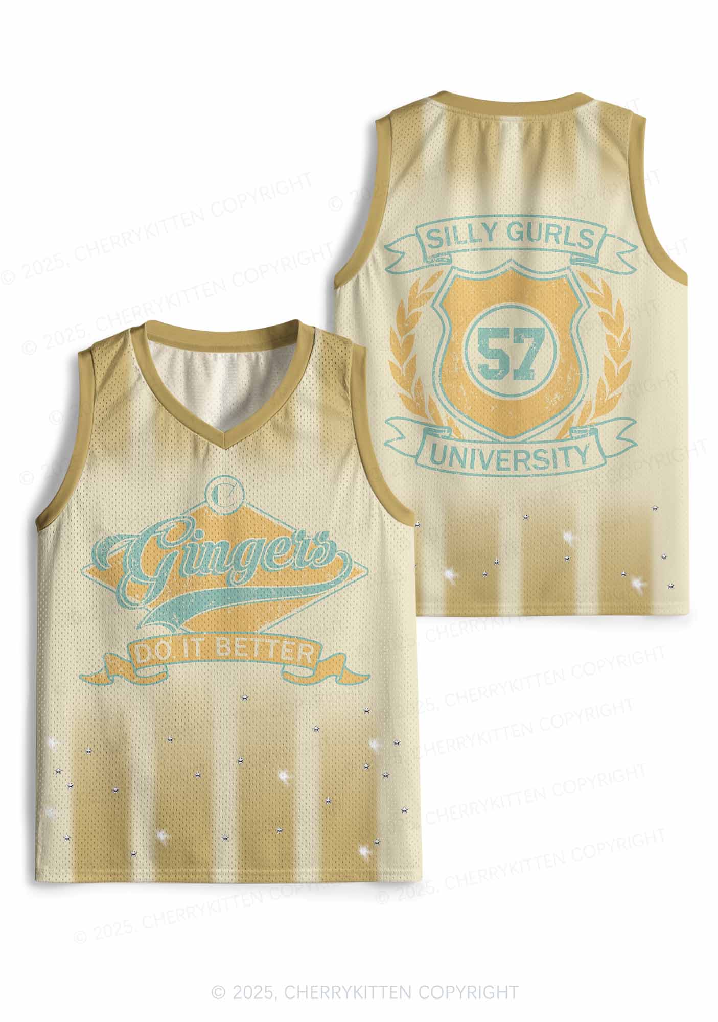Custom Gingers Do Better Y2K Sport Jersey Tank Cherrykitten
