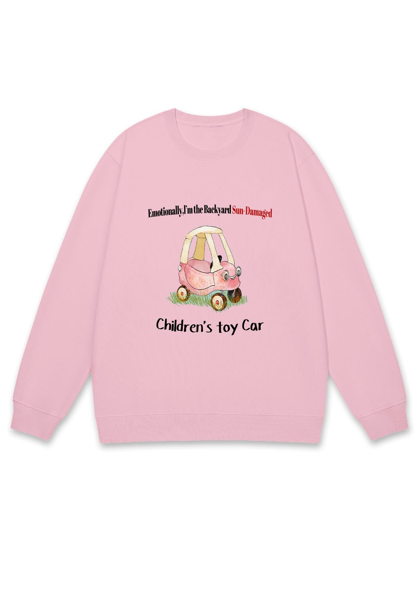 Children's Toy Car Y2K Sweatshirt