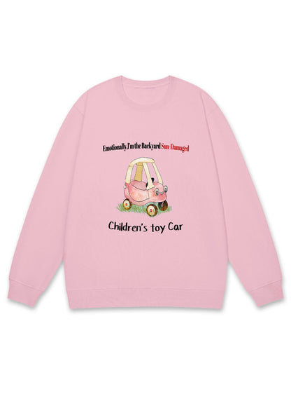 Children's Toy Car Y2K Sweatshirt