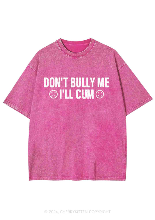 Don't Bully Me Y2K Washed Tee Cherrykitten