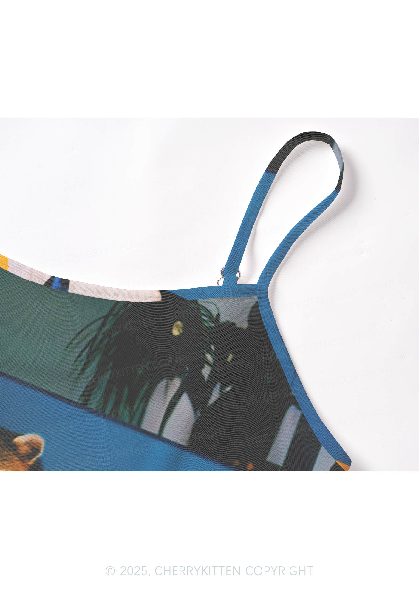 Office Raccoon Y2K Mesh Cami Tank Cherrykitten