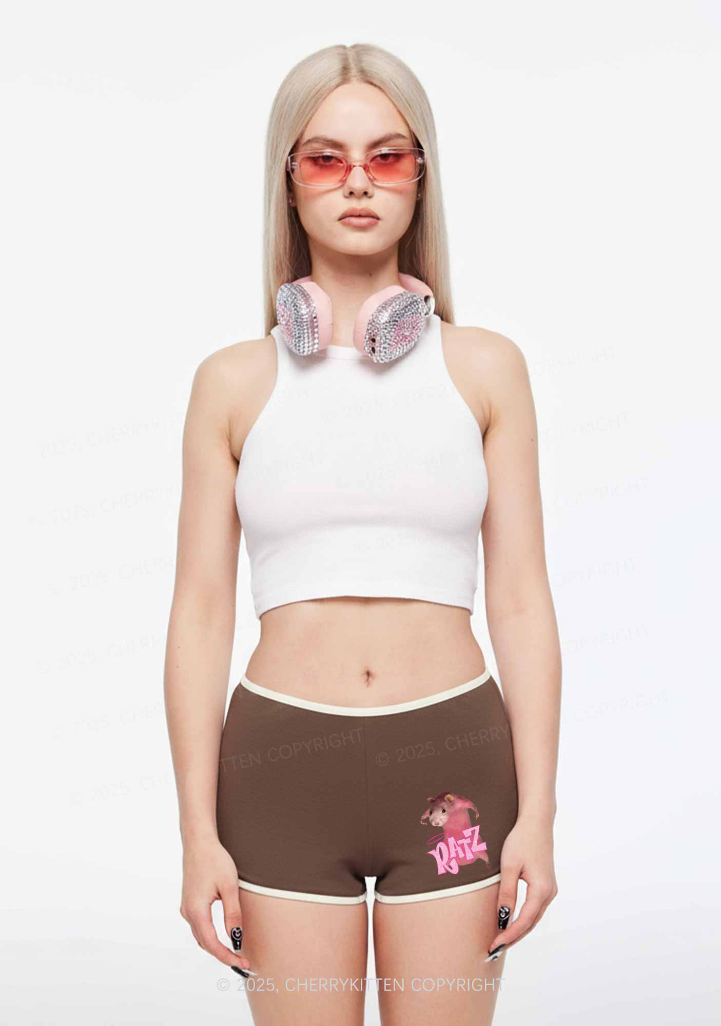 Pink Ratz Y2K Booty Shorts Cherrykitten