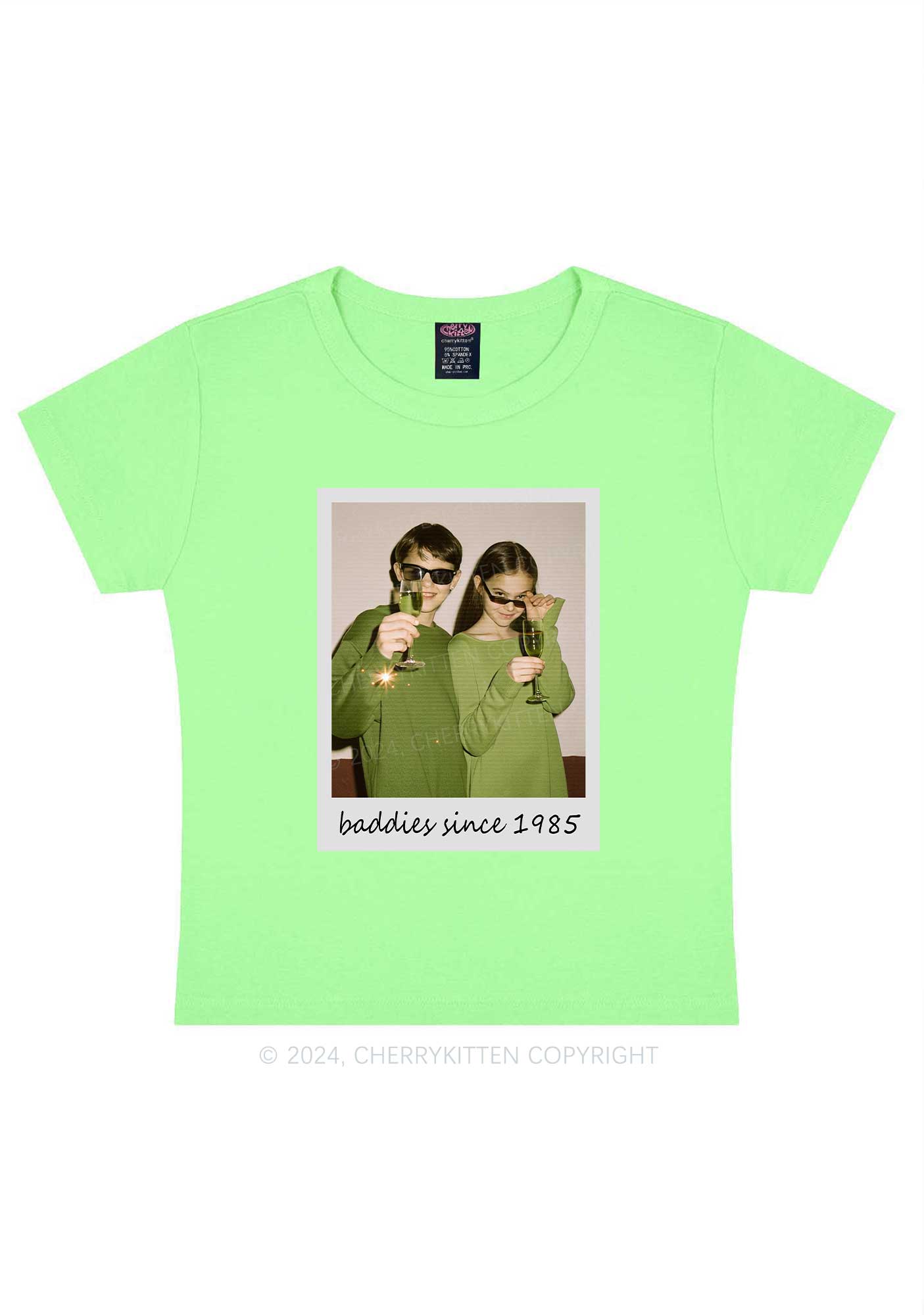 Baddies Since Y2K Valentine's Day Baby Tee Cherrykitten