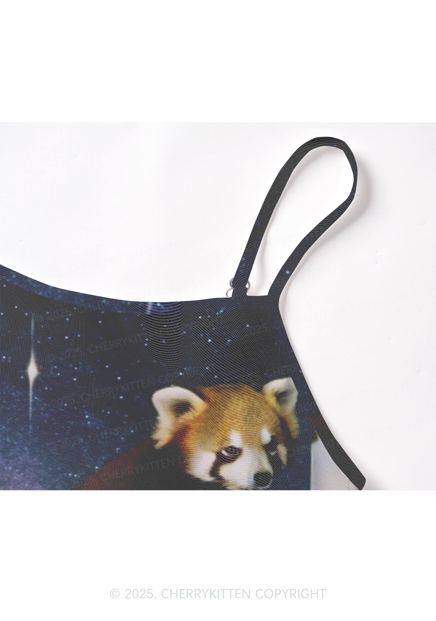 Raccoon Friends Y2K Mesh Cami Tank Cherrykitten