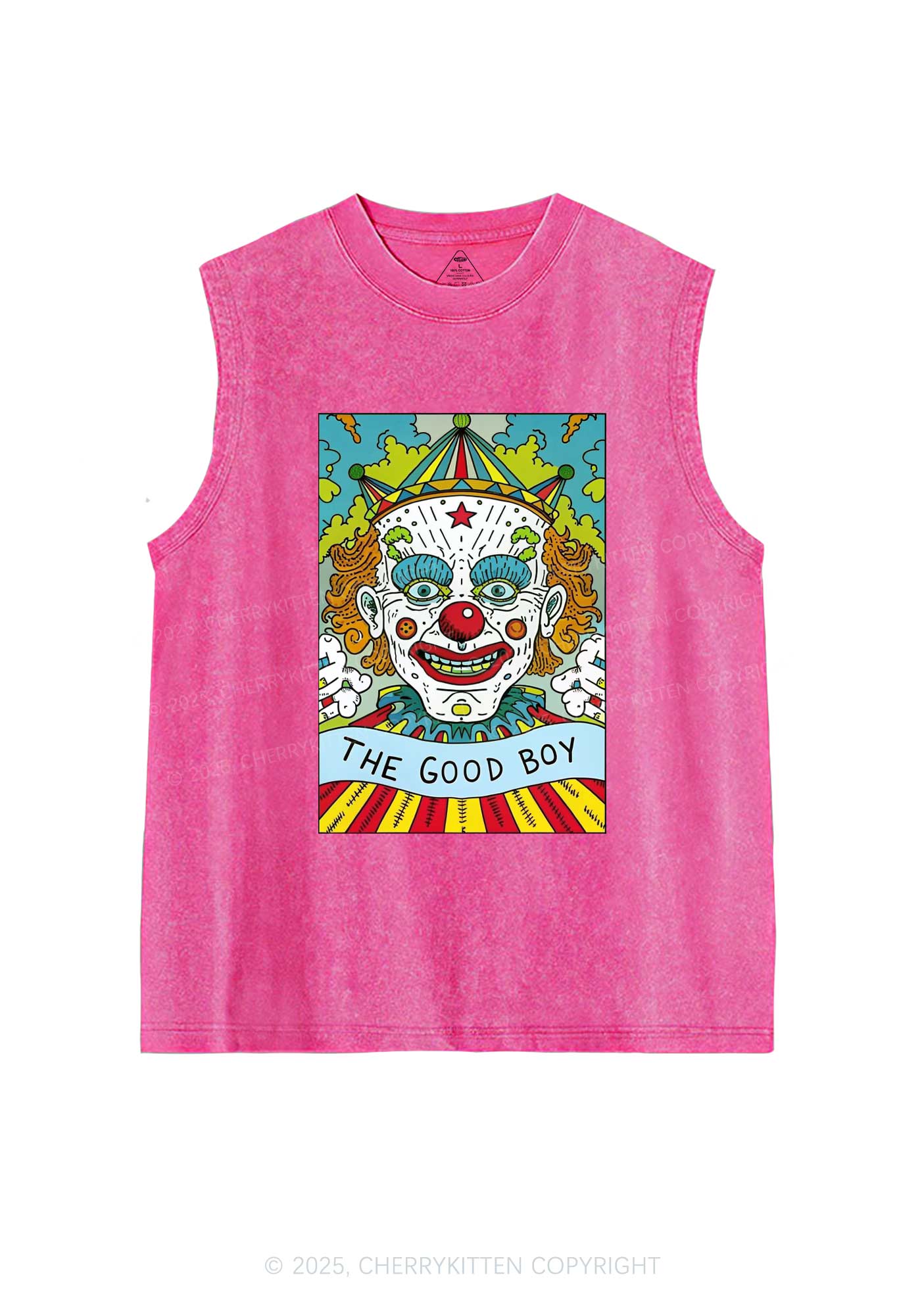 The Good Boy Y2K Washed Tank Cherrykitten