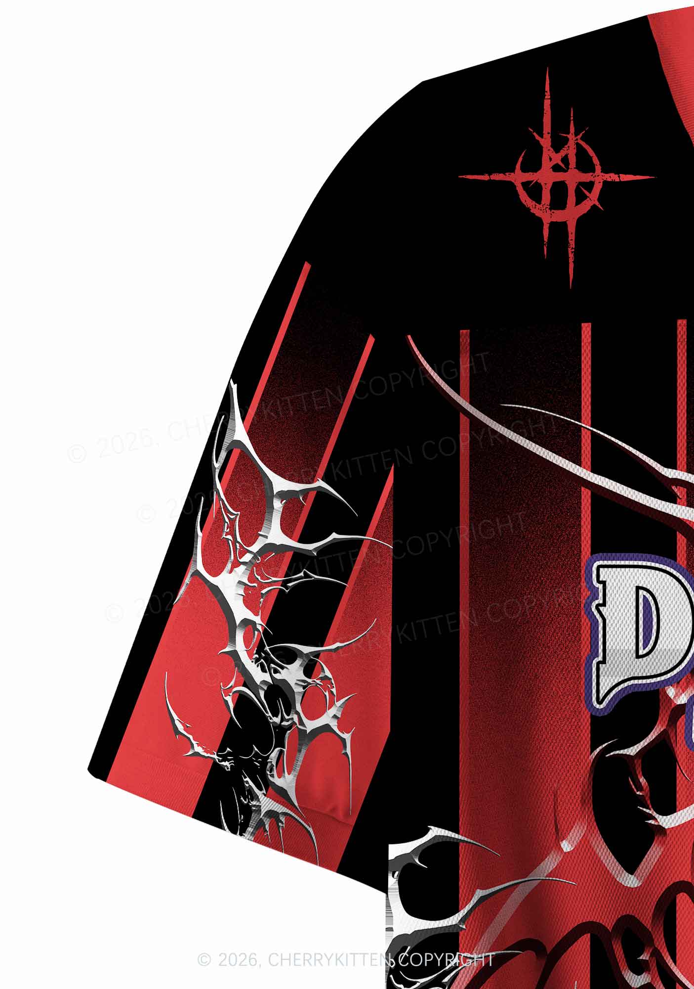 Demon Twink Pride Y2K Crop Sport Jersey Shirts Cherrykitten