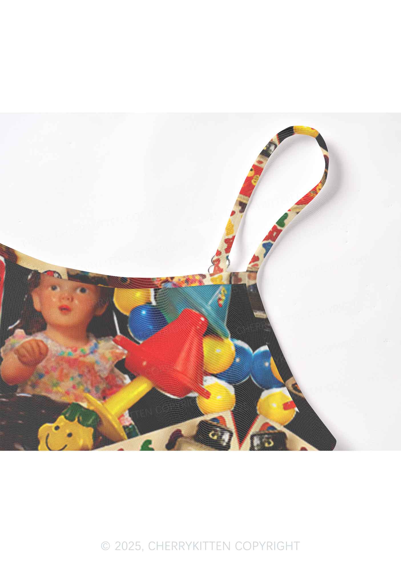 Nostalgic Childhood Y2K Mesh Cami Tank Cherrykitten