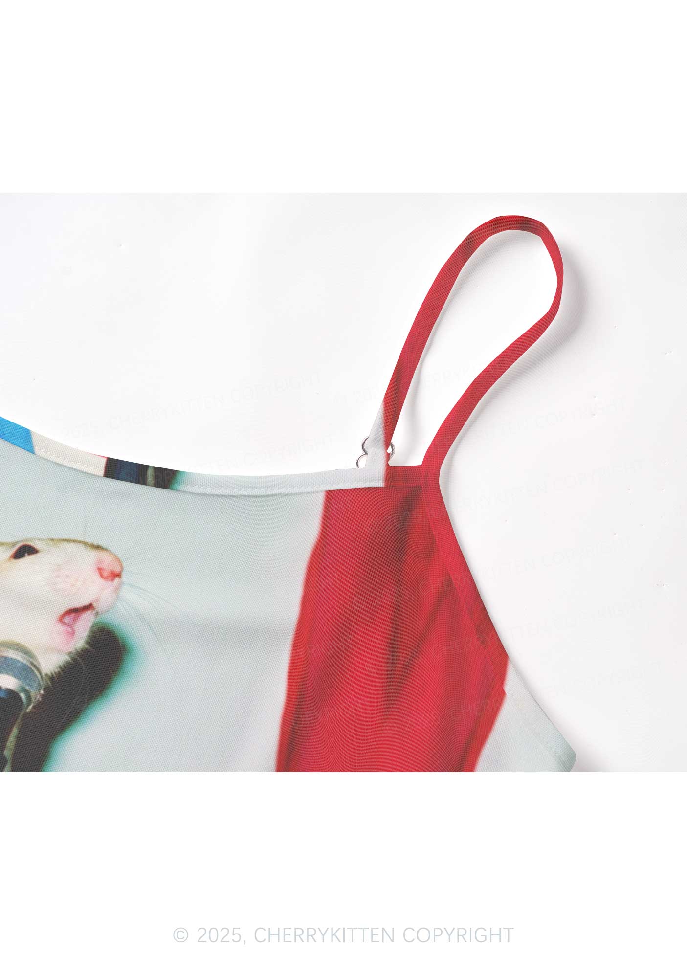 Singer Ratz Y2K Mesh Cami Tank Cherrykitten