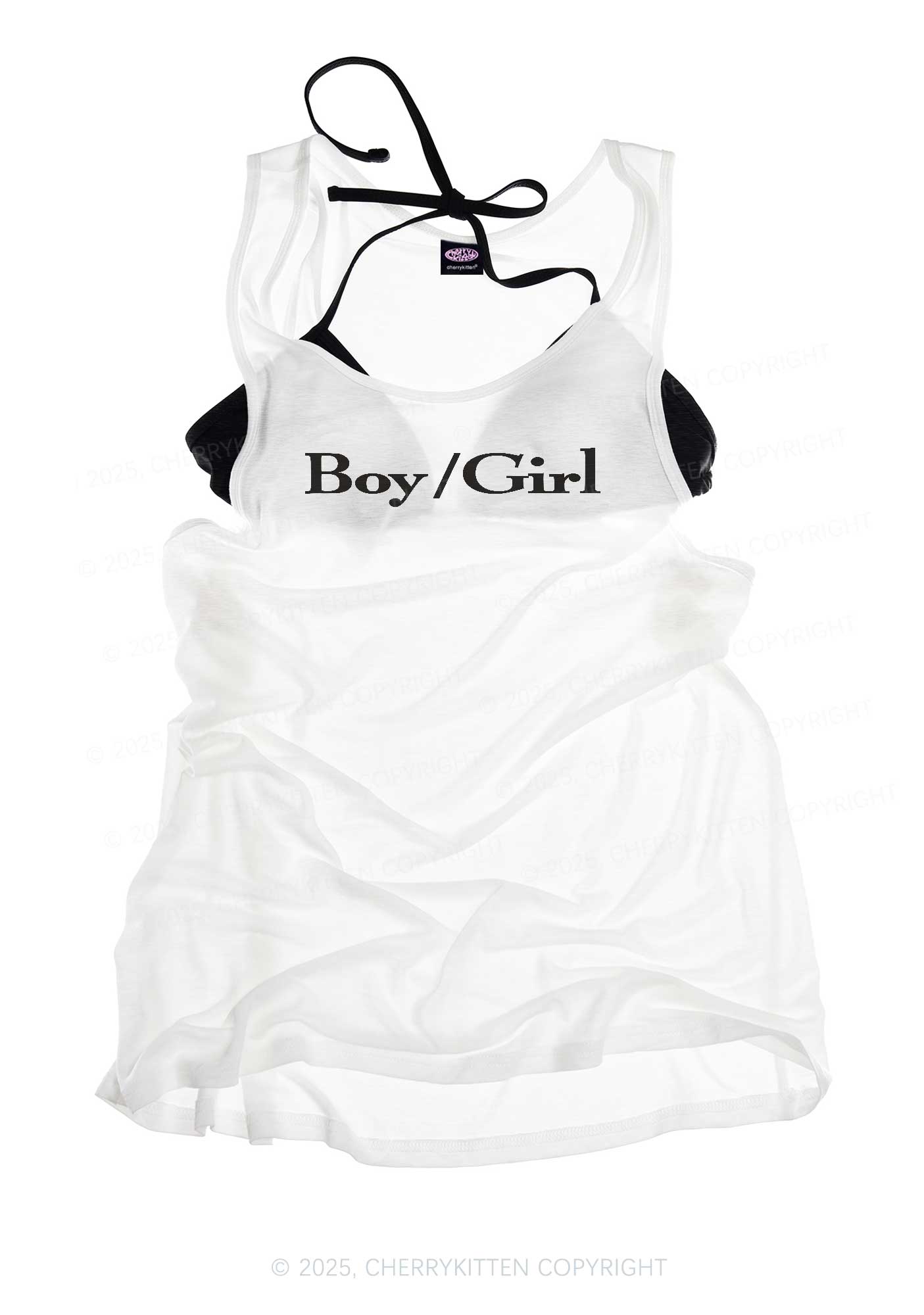 Boy Or Girl Pride Y2K Sheer Boyfriend Tank Cherrykitten