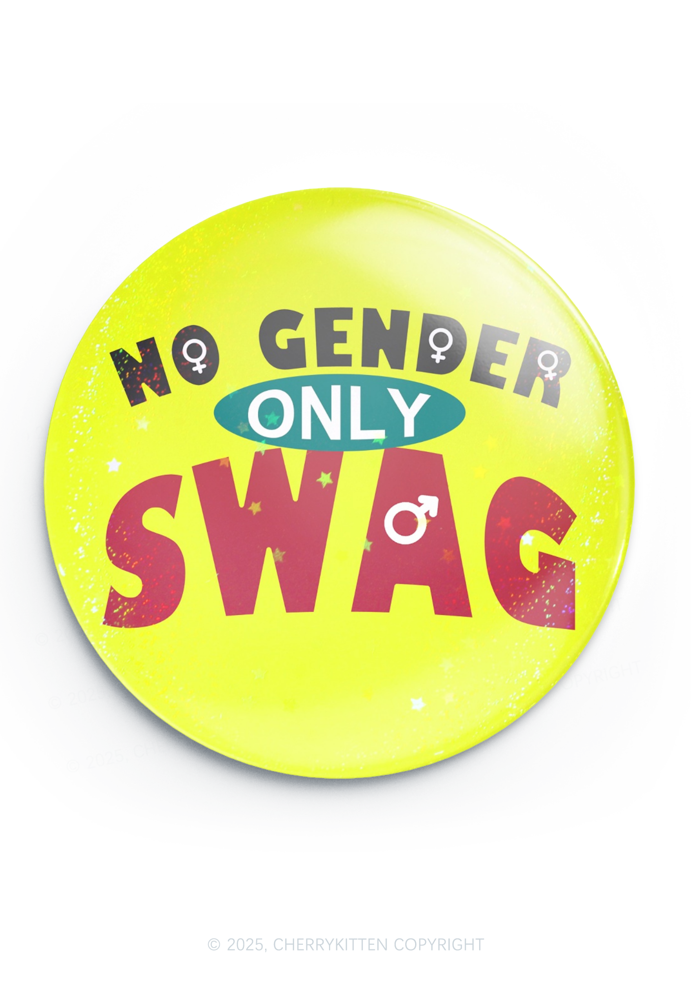 No Gender Only Swag Pride 1Pc Y2K Pin Badge Cherrykitten