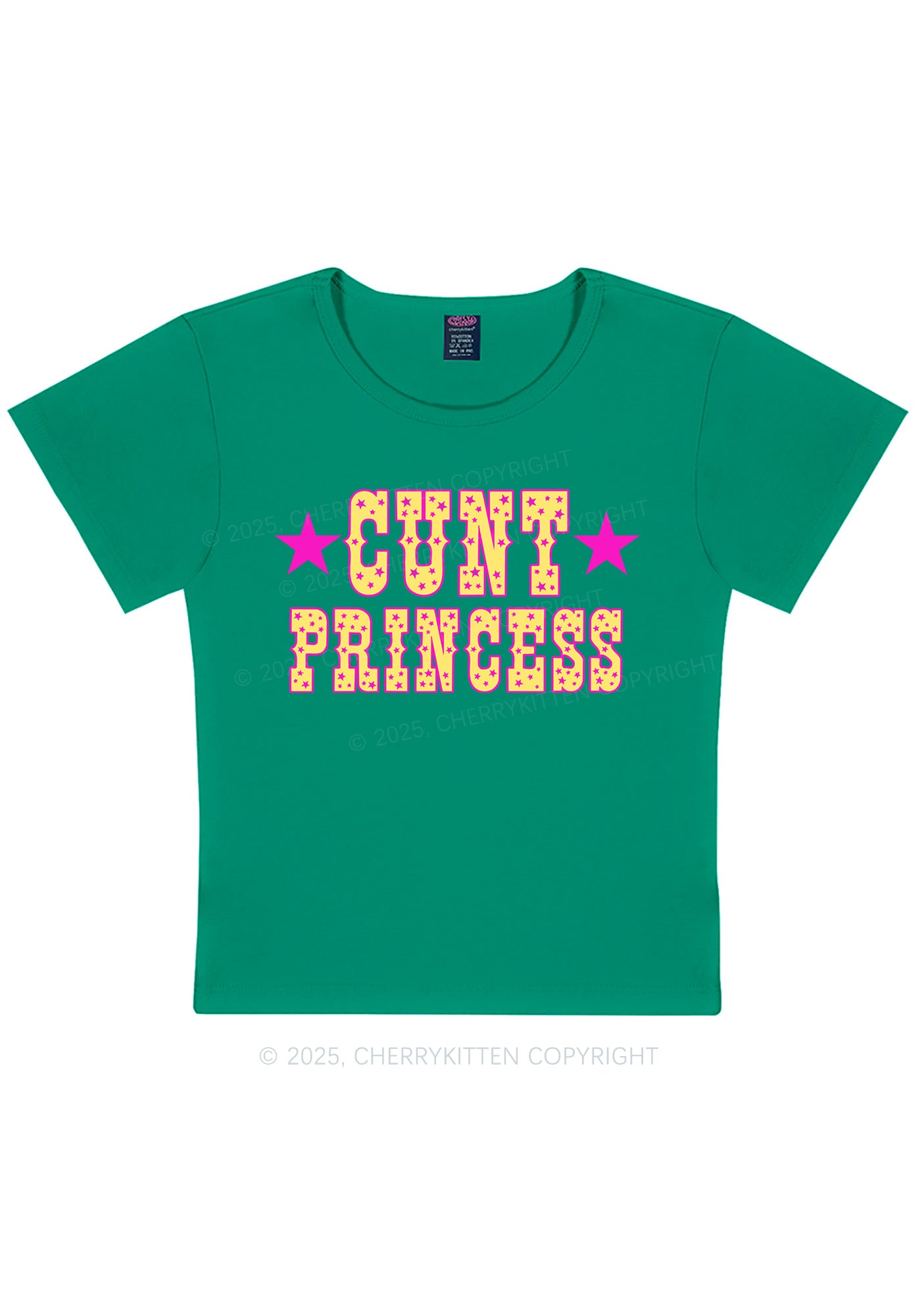 Cxxt Princess Y2K Baby Tee Cherrykitten
