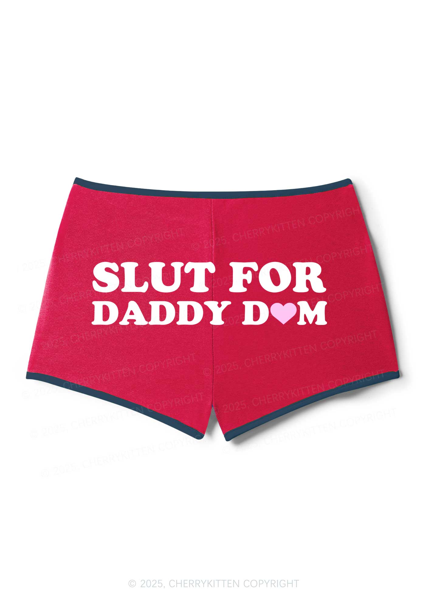 Slxt For Daddy Dom Y2K Booty Shorts Cherrykitten