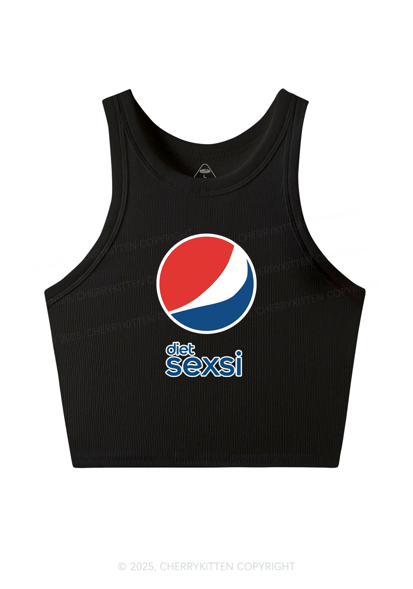 Diet Sexsi Y2K Crop Tank Top Cherrykitten