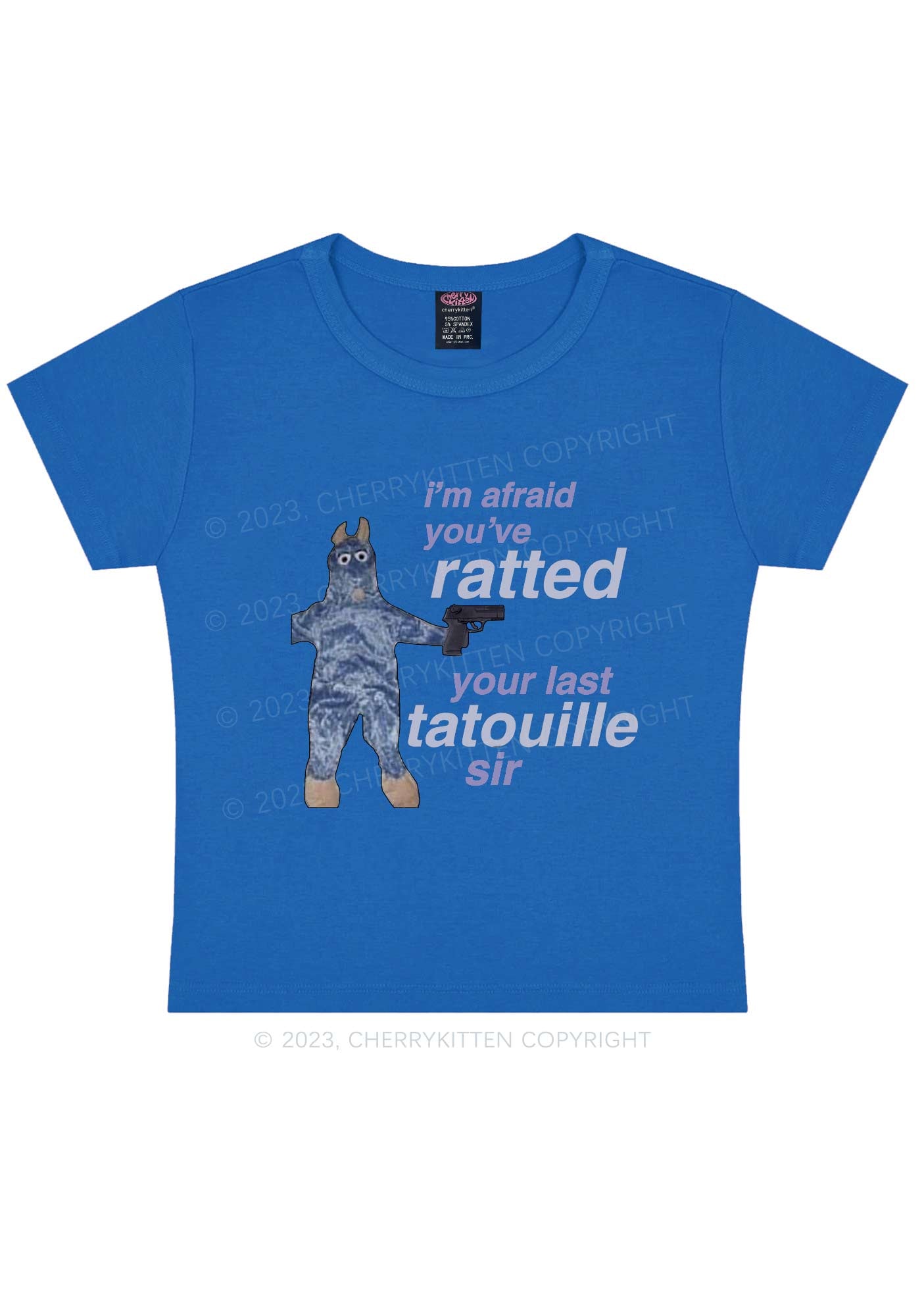 Ratted Last Tatouille Y2k Baby Tee