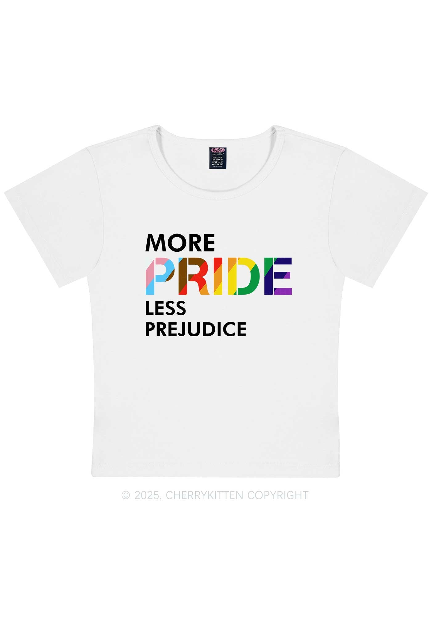 More Pride Less Prejudice Y2K Baby Tee Cherrykitten