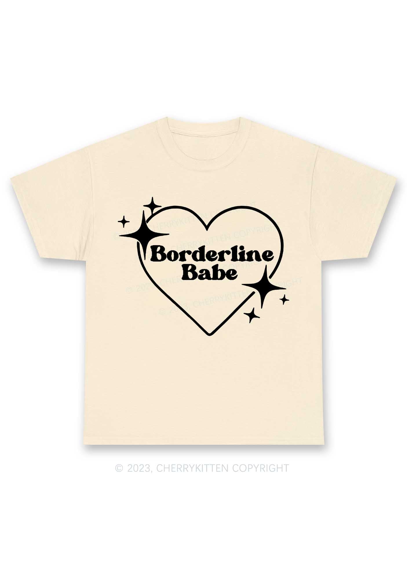 Borderline Personality Babe Y2K Chunky Shirt Cherrykitten