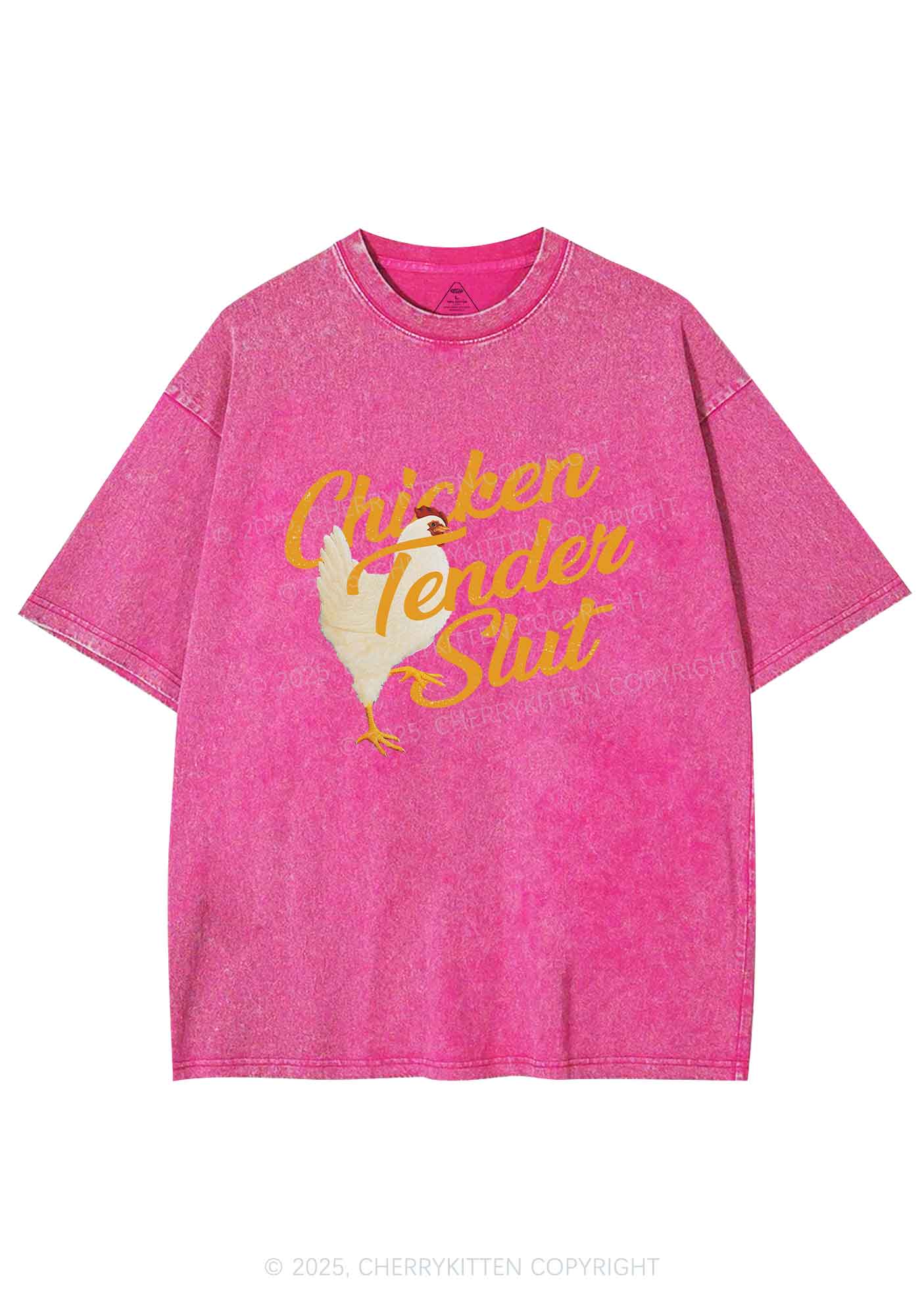 Chicken Tender Slxt Y2K Shirts Washed Tee Cherrykitten