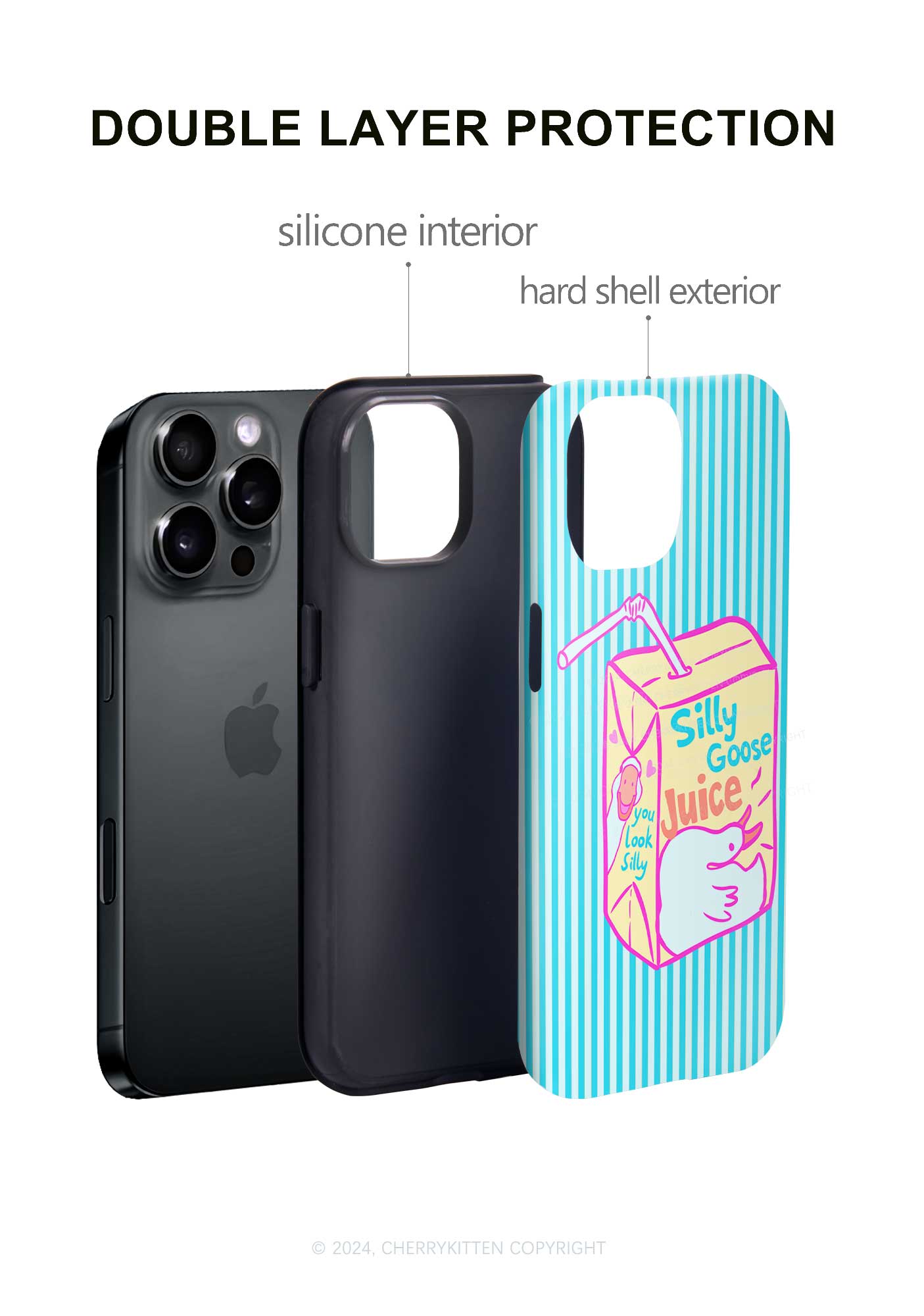 Look Silly Goose Juice Y2K Phone Case Cherrykitten