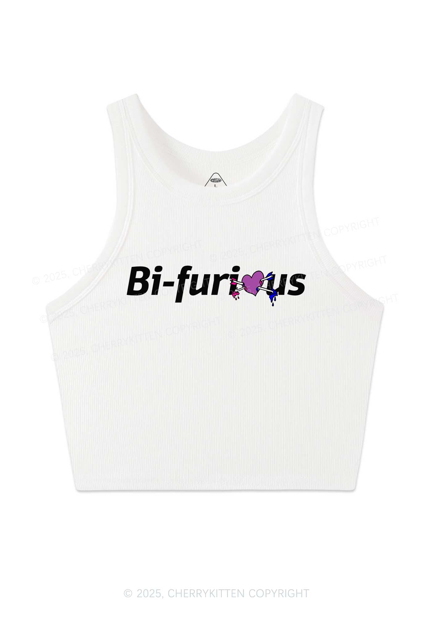 Bifurious Pride Y2K Crop Tank Top Cherrykitten