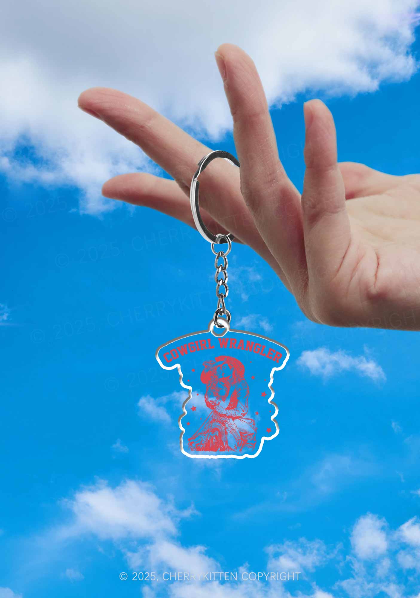 Cowgirl Wrangler Pride 1Pc Y2K Keychain Cherrykitten
