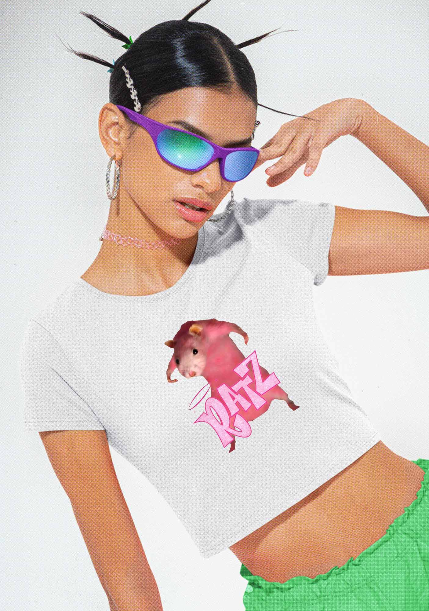 Pink Ratz Y2K Baby Tee