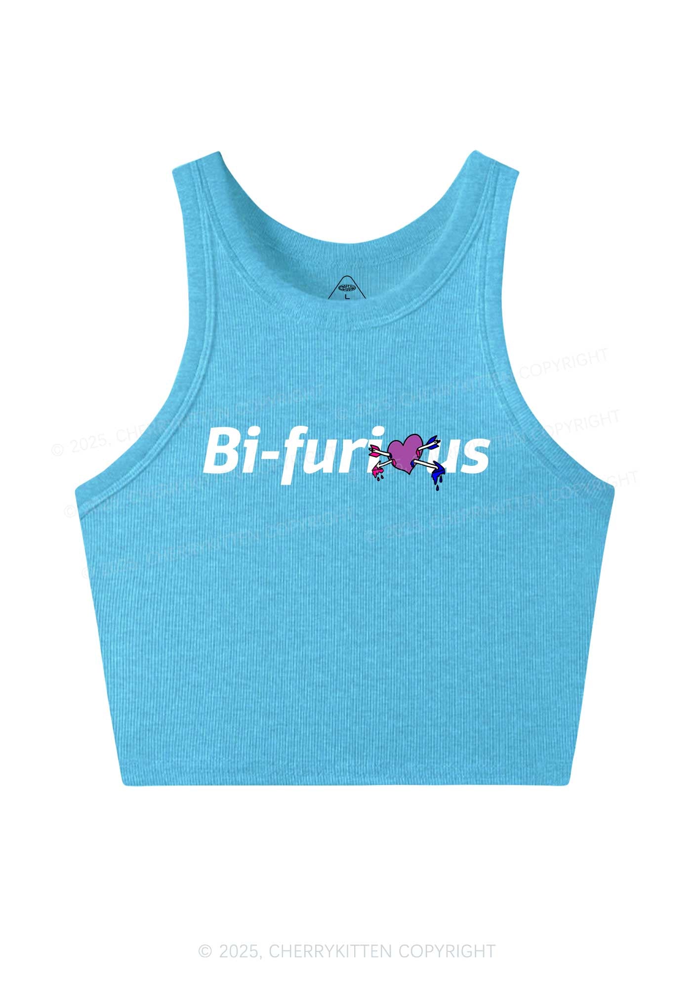Bifurious Pride Y2K Crop Tank Top Cherrykitten