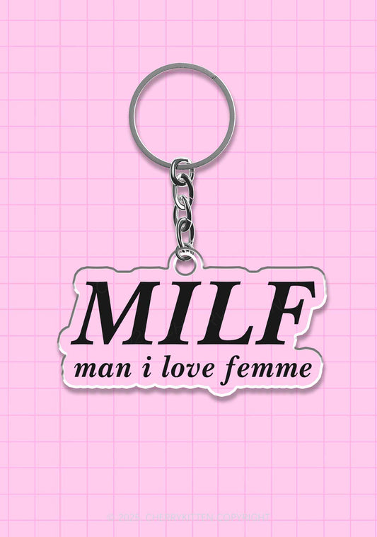 Man I Love Femme Pride 1Pc Y2K Keychain Cherrykitten