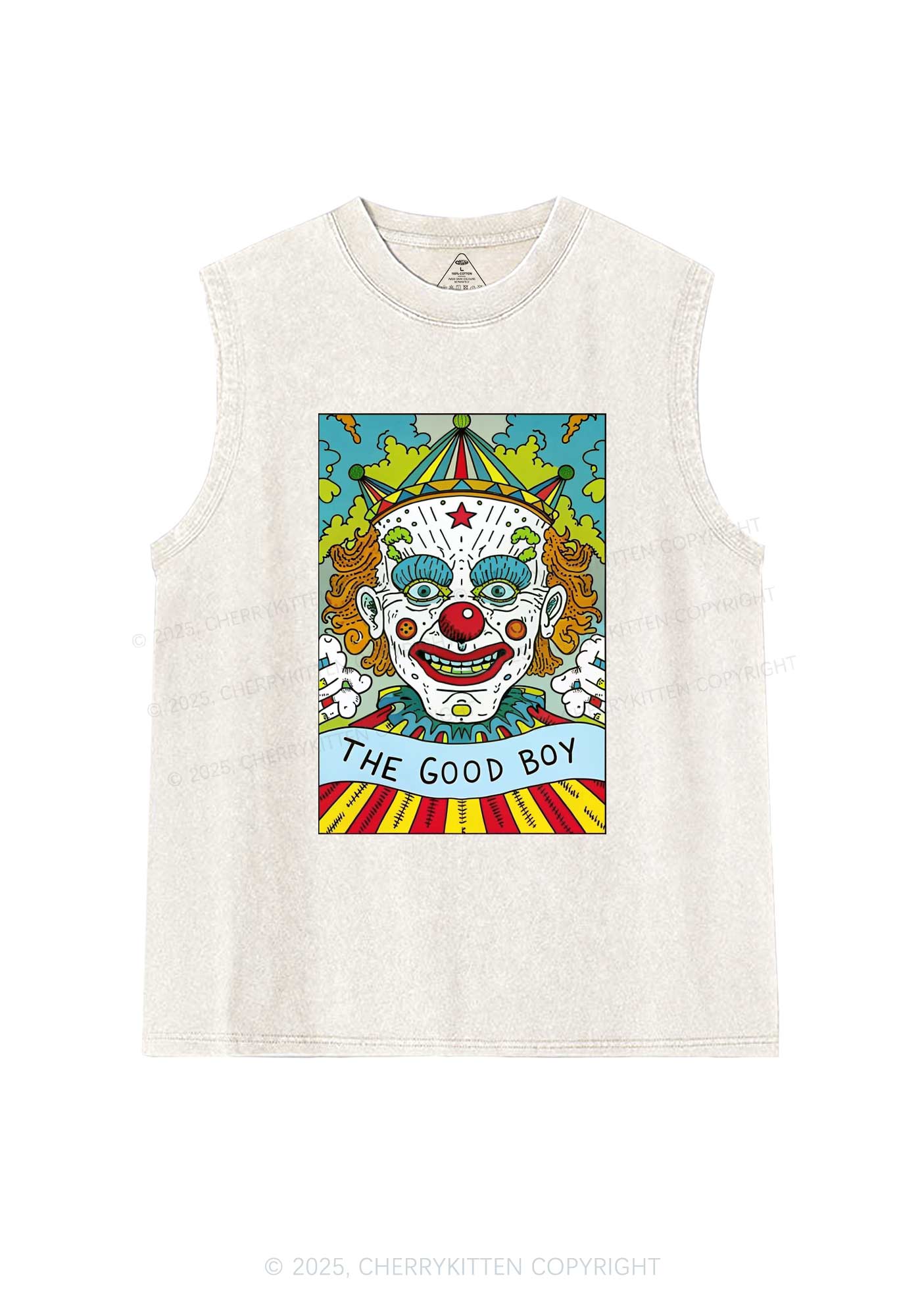 The Good Boy Y2K Washed Tank Cherrykitten