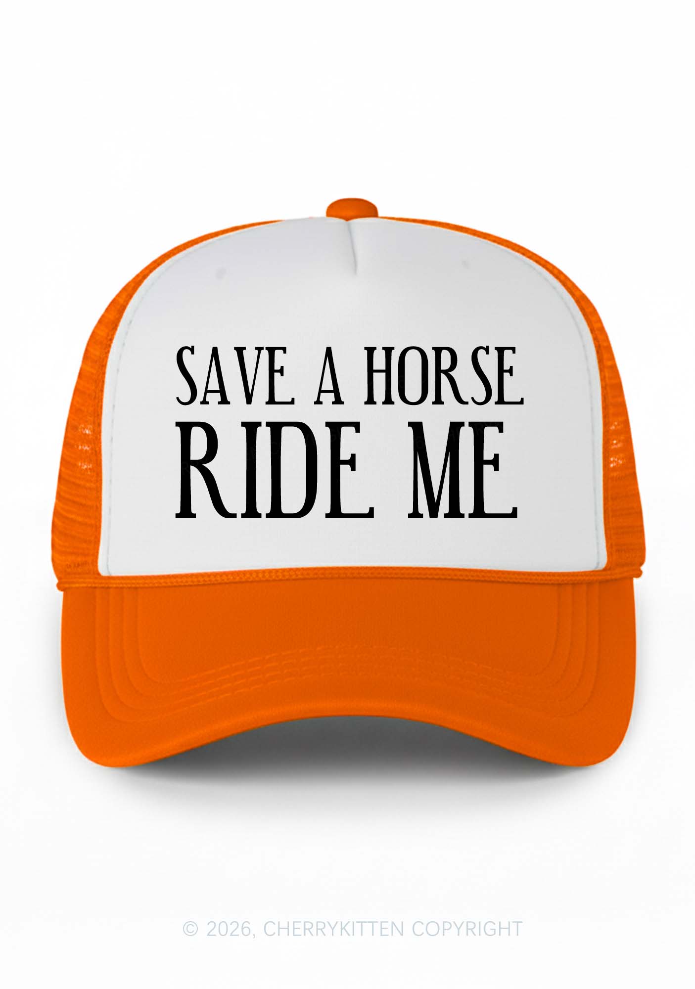 Ride Me Y2K Colorblock Trucker Hat Cherrykitten