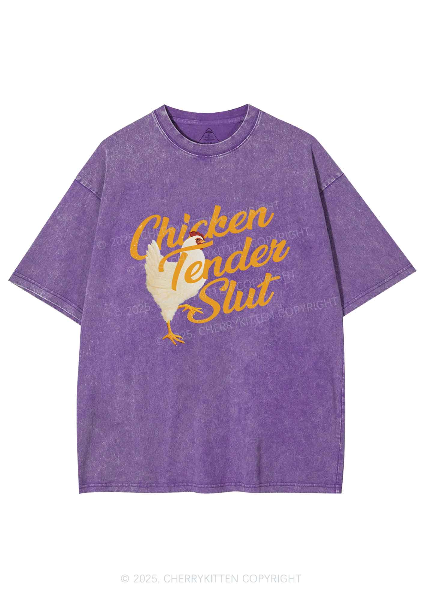 Chicken Tender Slxt Y2K Shirts Washed Tee Cherrykitten