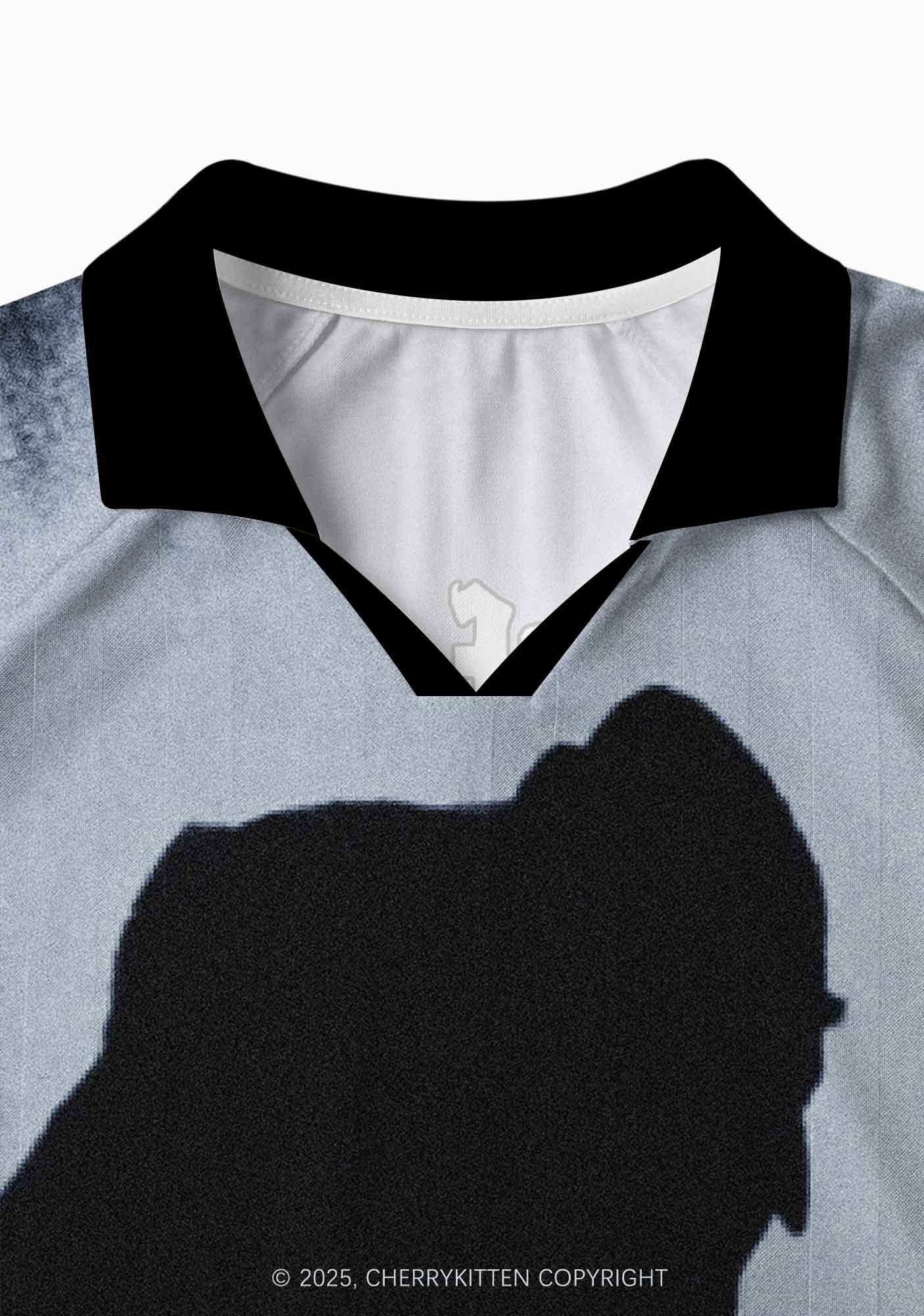 Halloween Custom Horror Shadow Y2K Long Sleeve Sport Jersey Shirts Cherrykitten