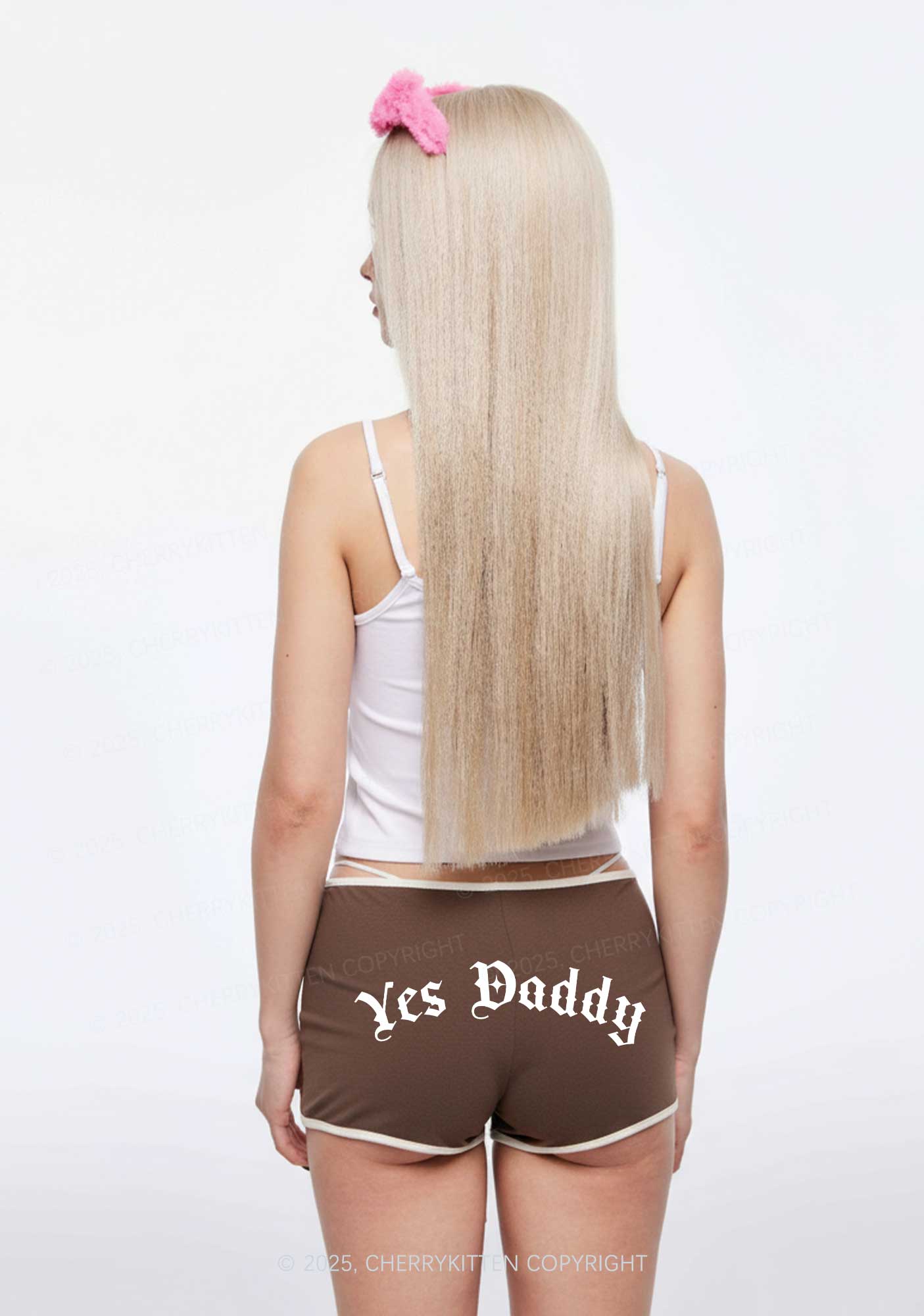 Yes Daddy Goth Y2K Booty Shorts Cherrykitten