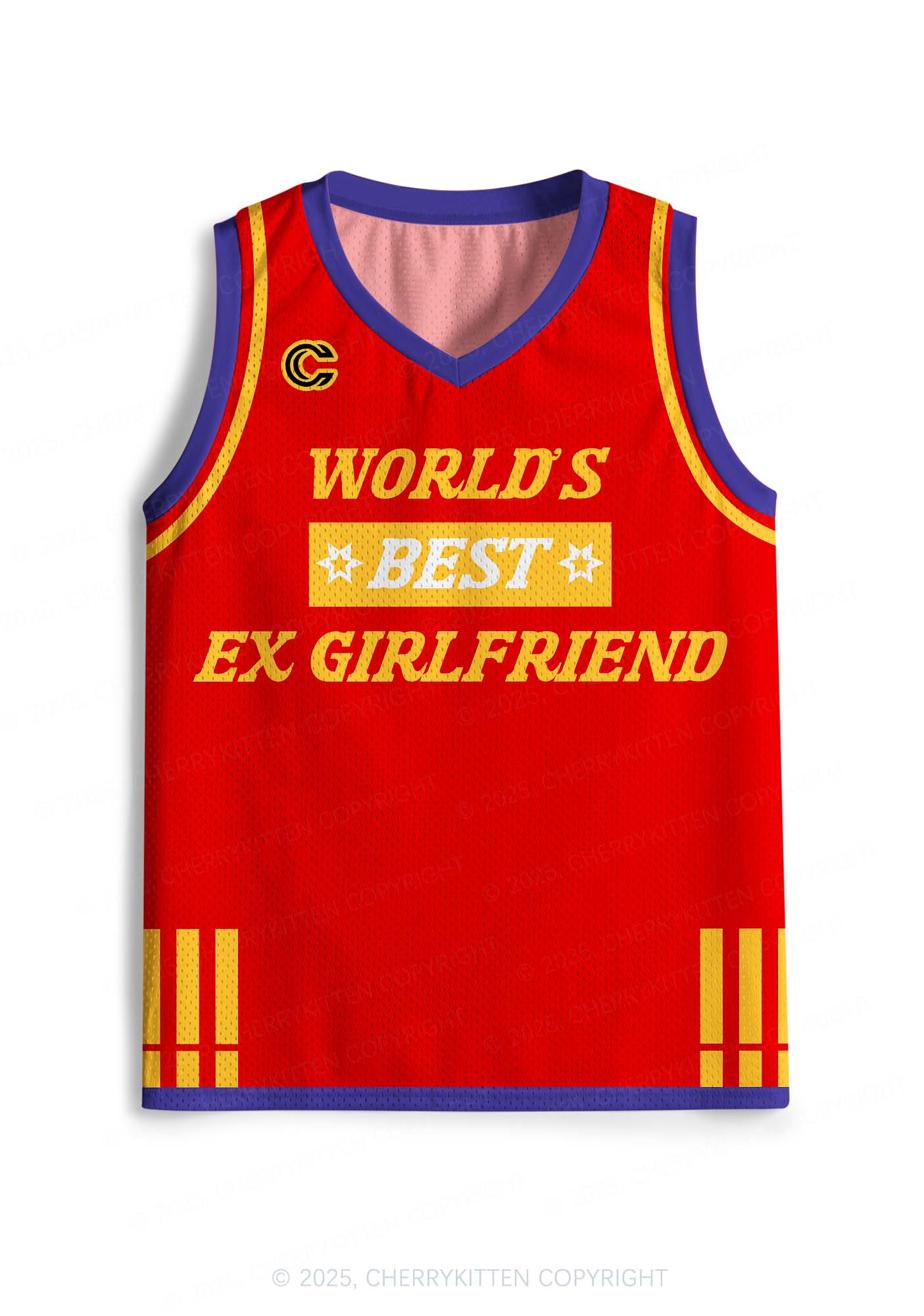 Custom Worlds Best Ex Girlfriend Y2K Sport Jersey Tank Cherrykitten