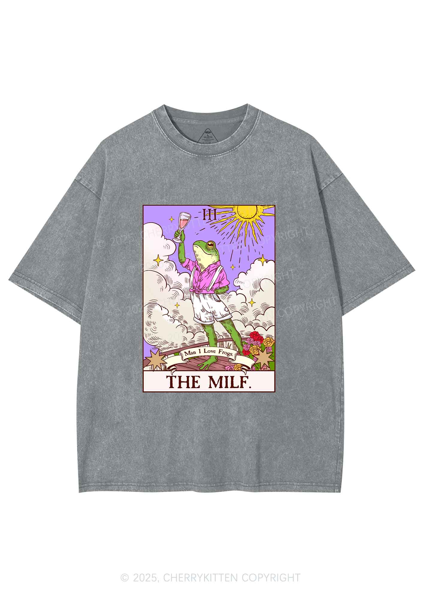 The Mxxf Frog Y2K Shirts Washed Tee Cherrykitten