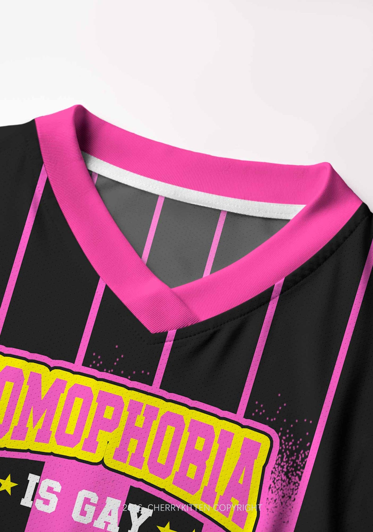 Homophobia Gay Pride Y2K Crop Football Jersey Shirts Cherrykitten