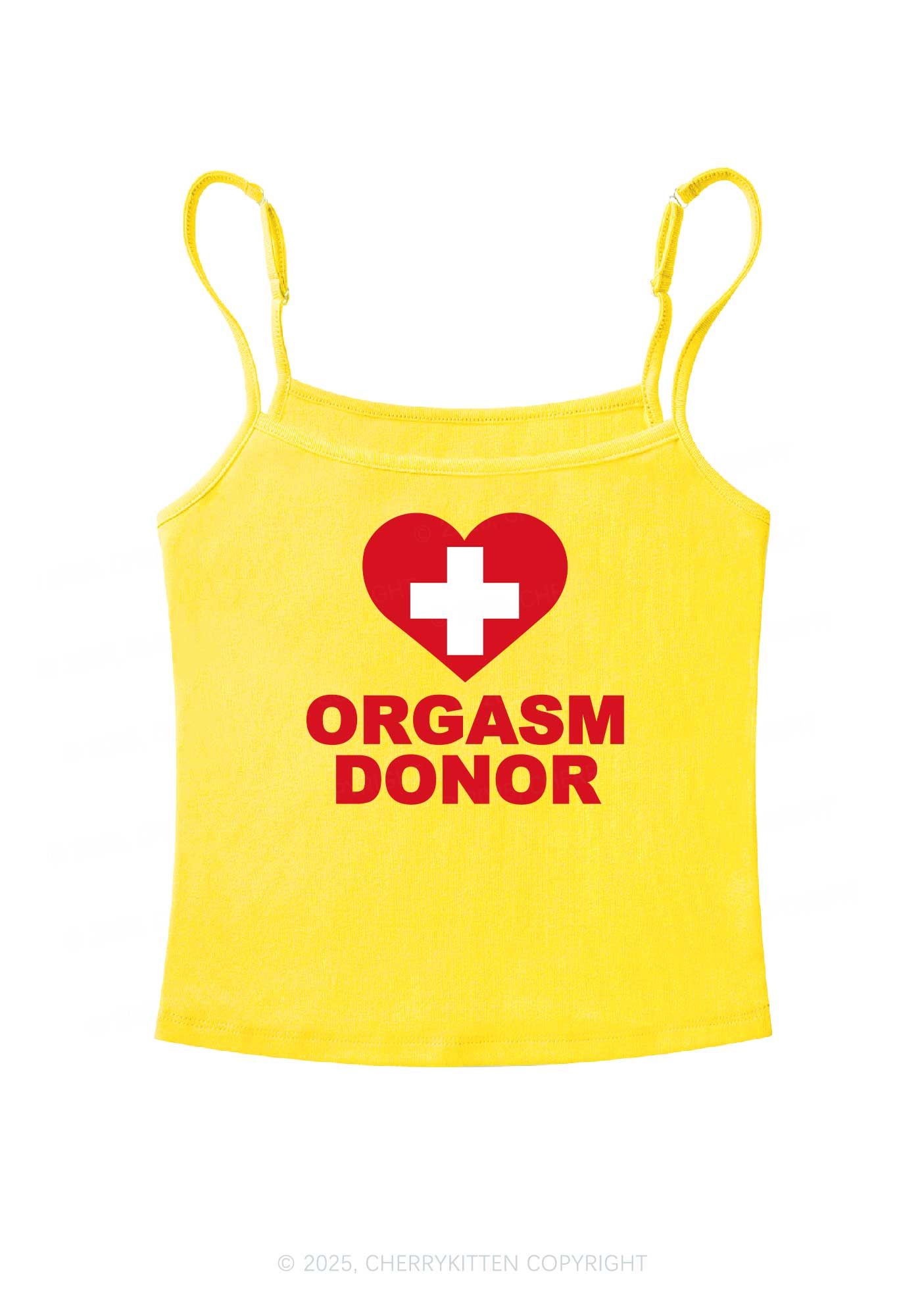 Orgxsm Donor Y2K Spaghetti Strap Cami Cherrykitten