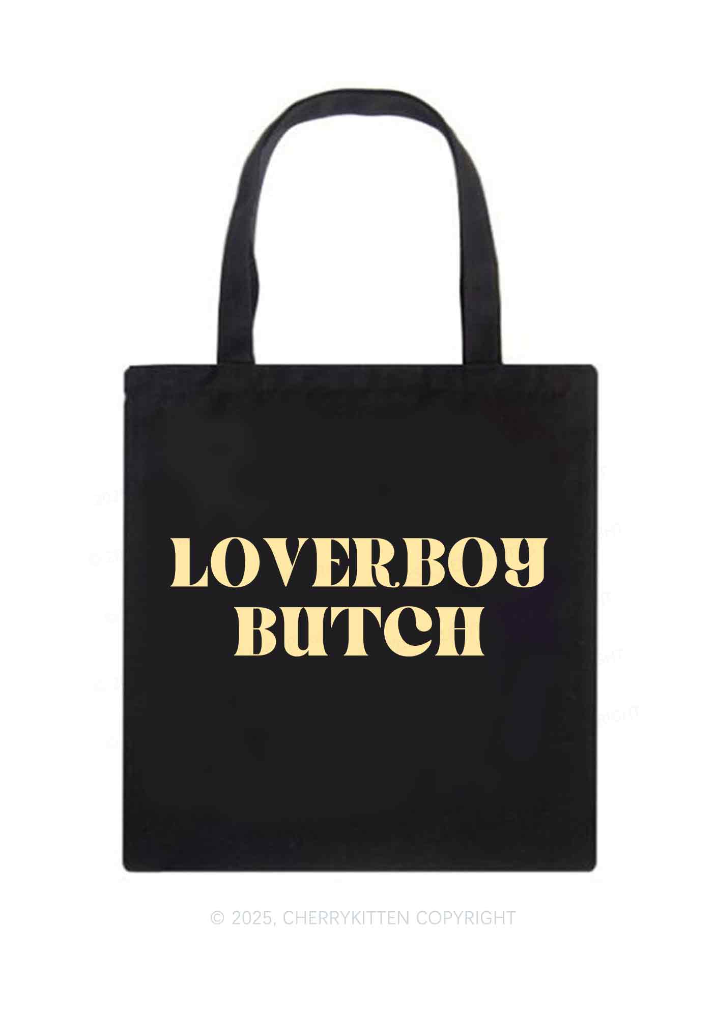 Loverboy Butch Pride Y2K Canvas Tote Bag Cherrykitten