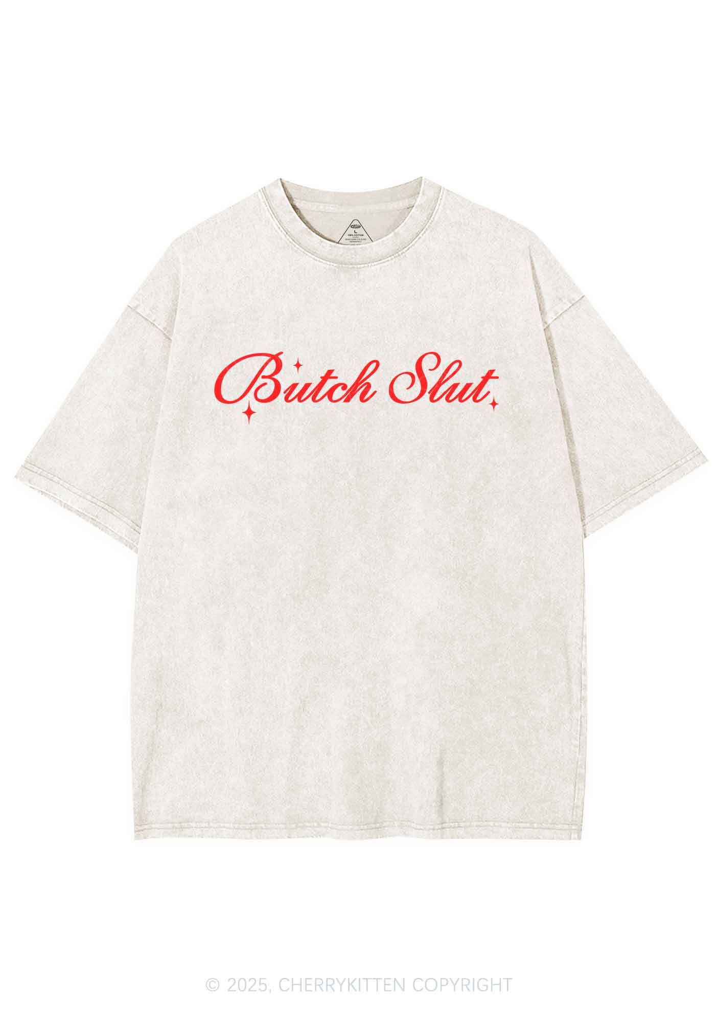 Bxxch Slxt Y2K Shirts Washed Tee Cherrykitten