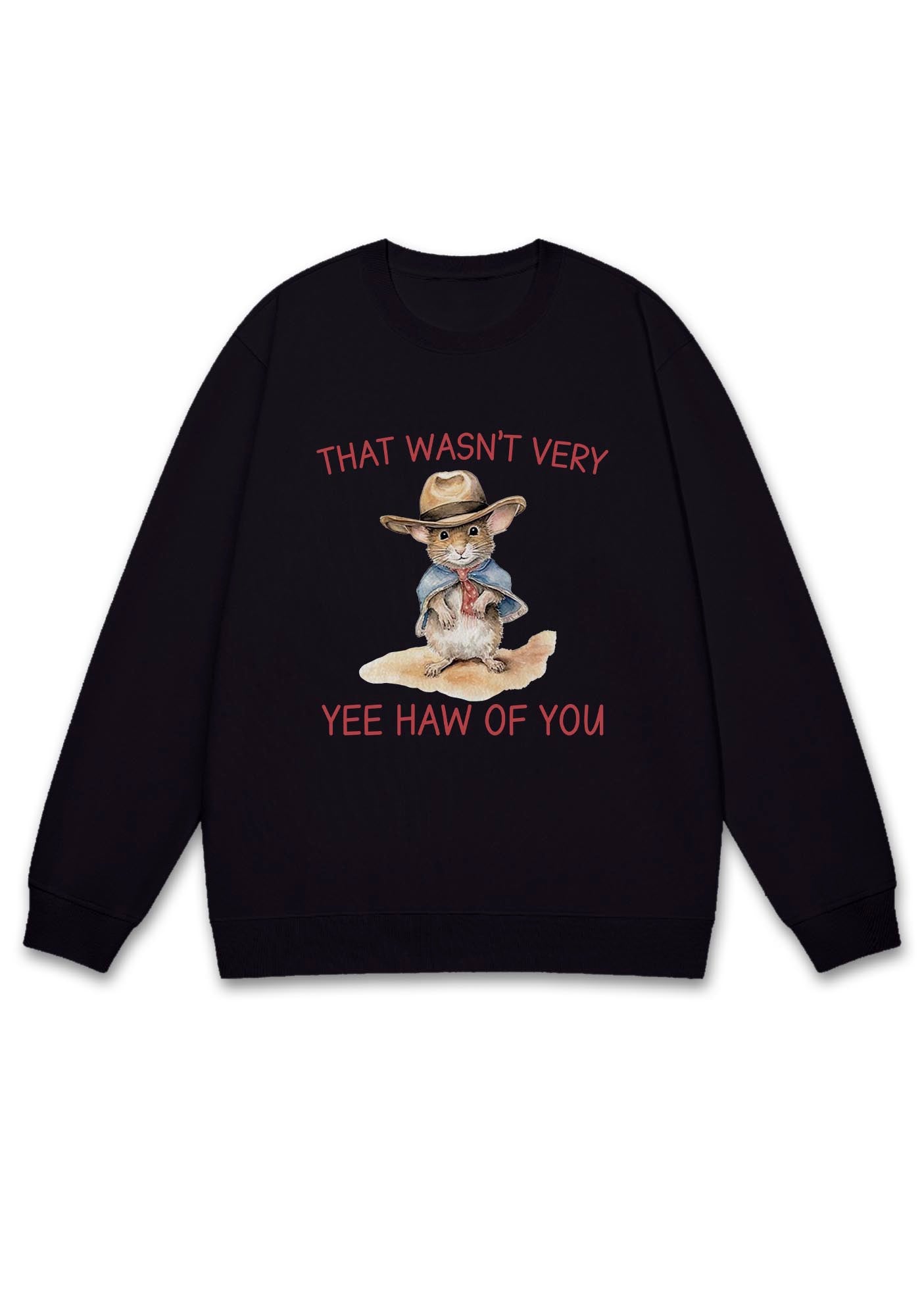 That Wasn't Very Yee Haw Of You Y2K Sweatshirt