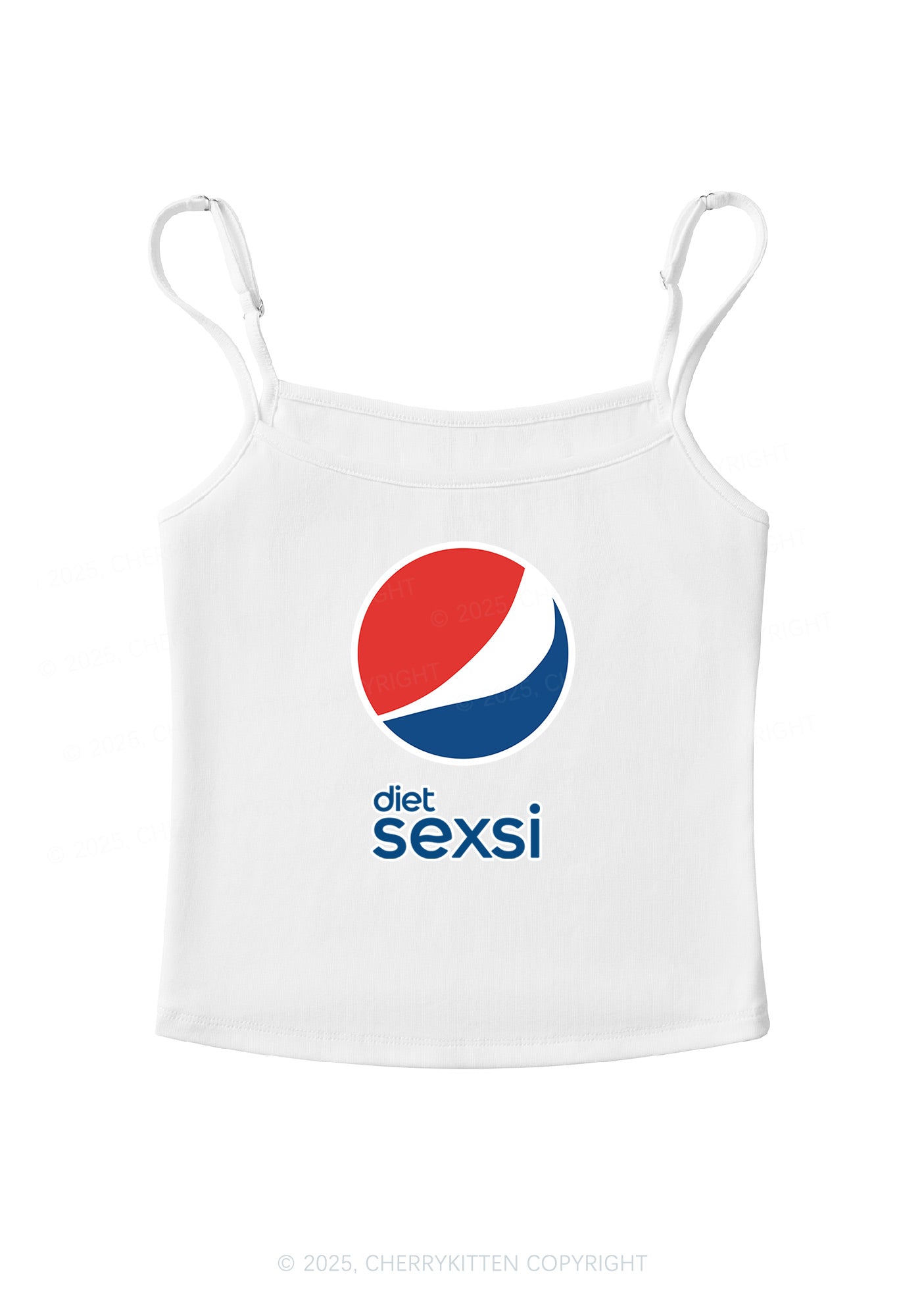 Diet Sexsi Y2K Spaghetti Strap Cami Cherrykitten