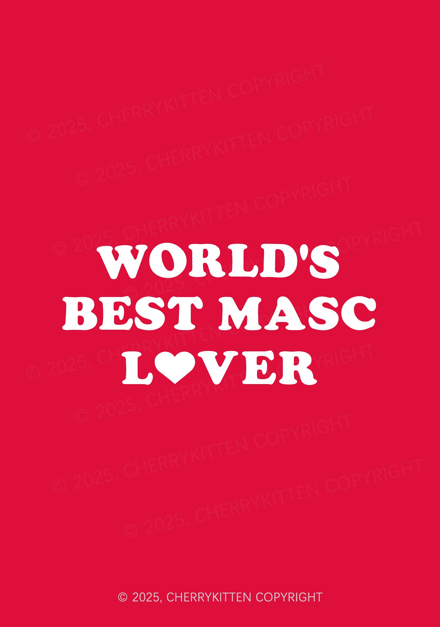 Worlds Best Masc Lover Pride 1Pc Y2K Pin Badge Cherrykitten