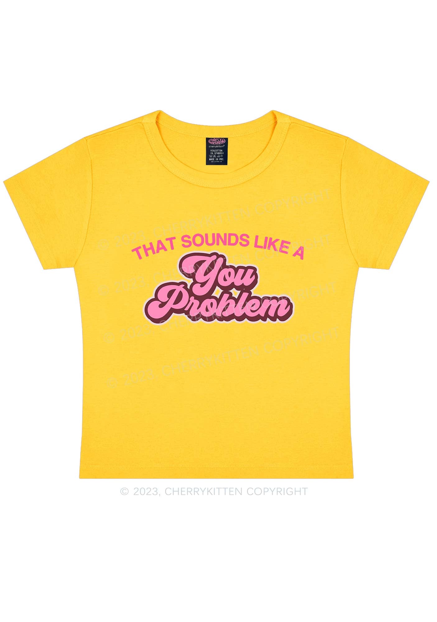 You Problem Y2k Baby Tee