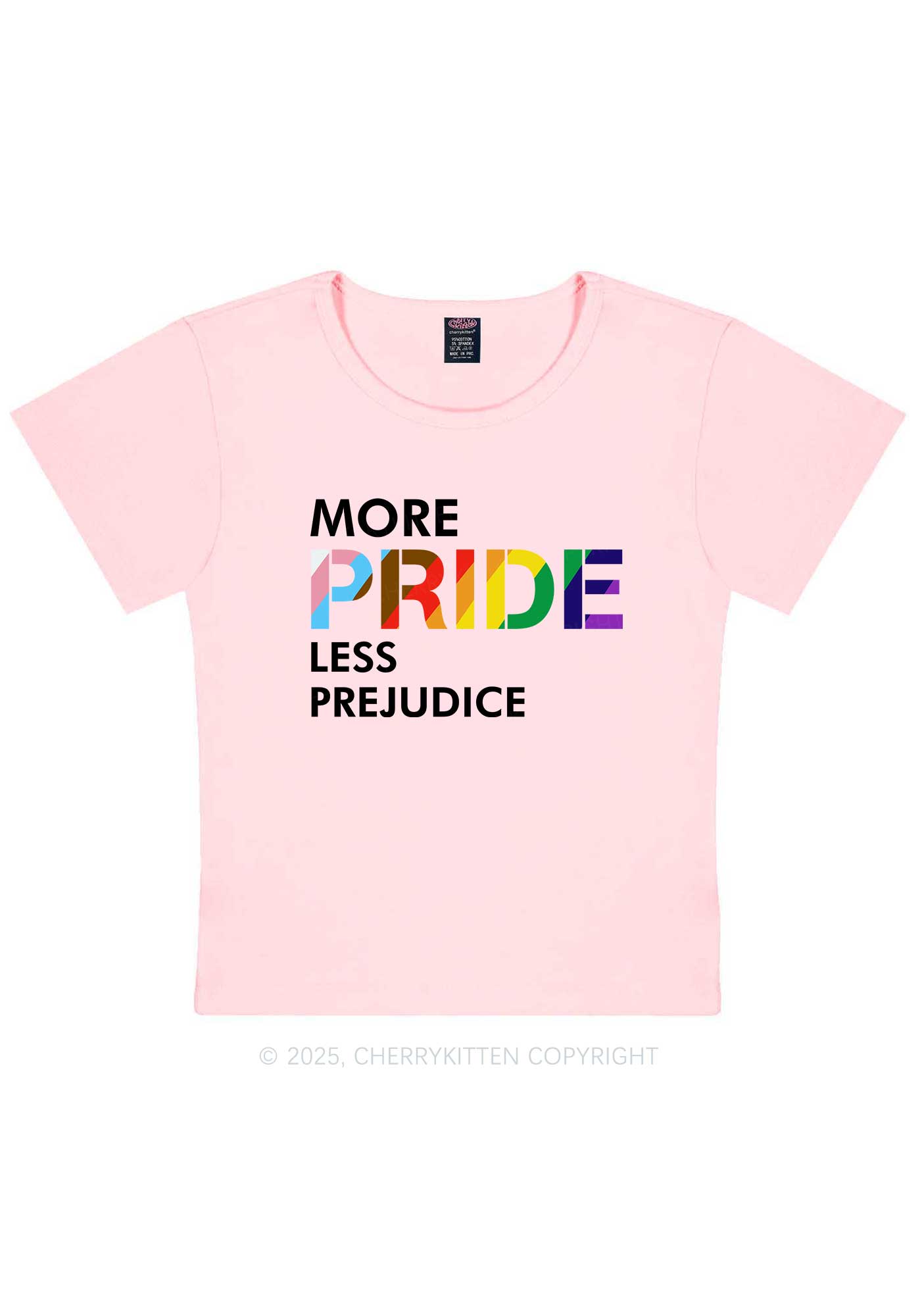 More Pride Less Prejudice Y2K Baby Tee Cherrykitten