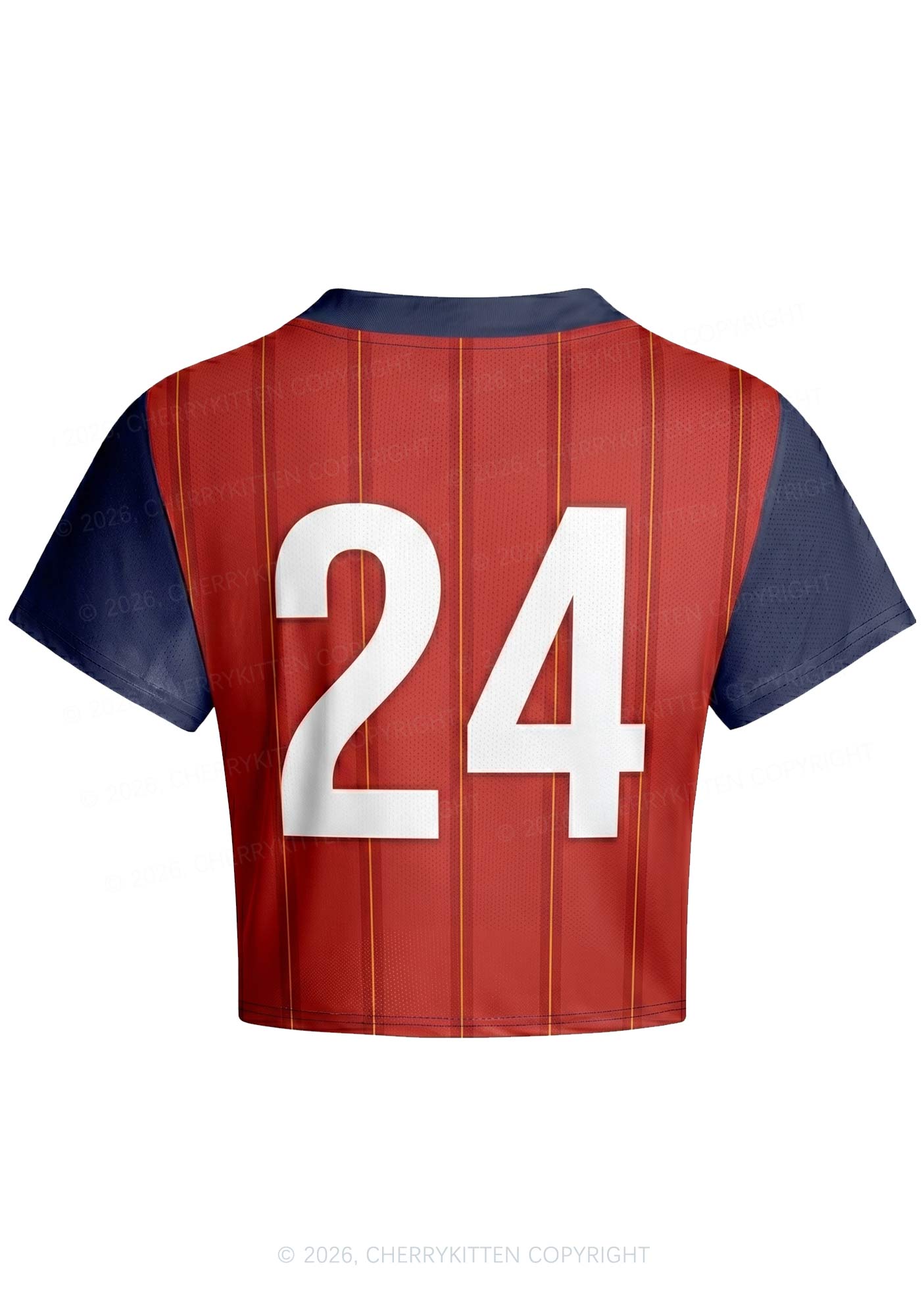 Spit In My Mouth Y2K Crop Football Jersey Shirts Cherrykitten